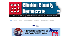 Desktop Screenshot of clintoncountydemocrats.org