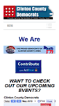 Mobile Screenshot of clintoncountydemocrats.org